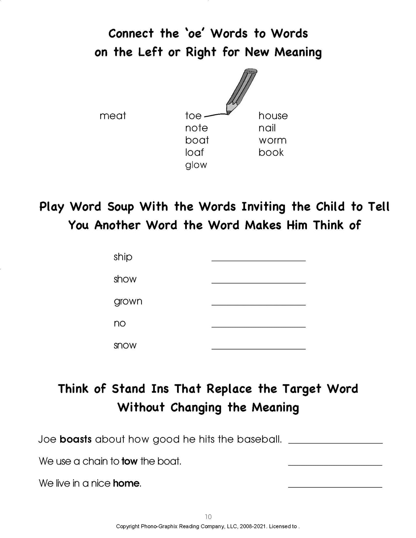 Sound to Symbol to Meaning Workbook One