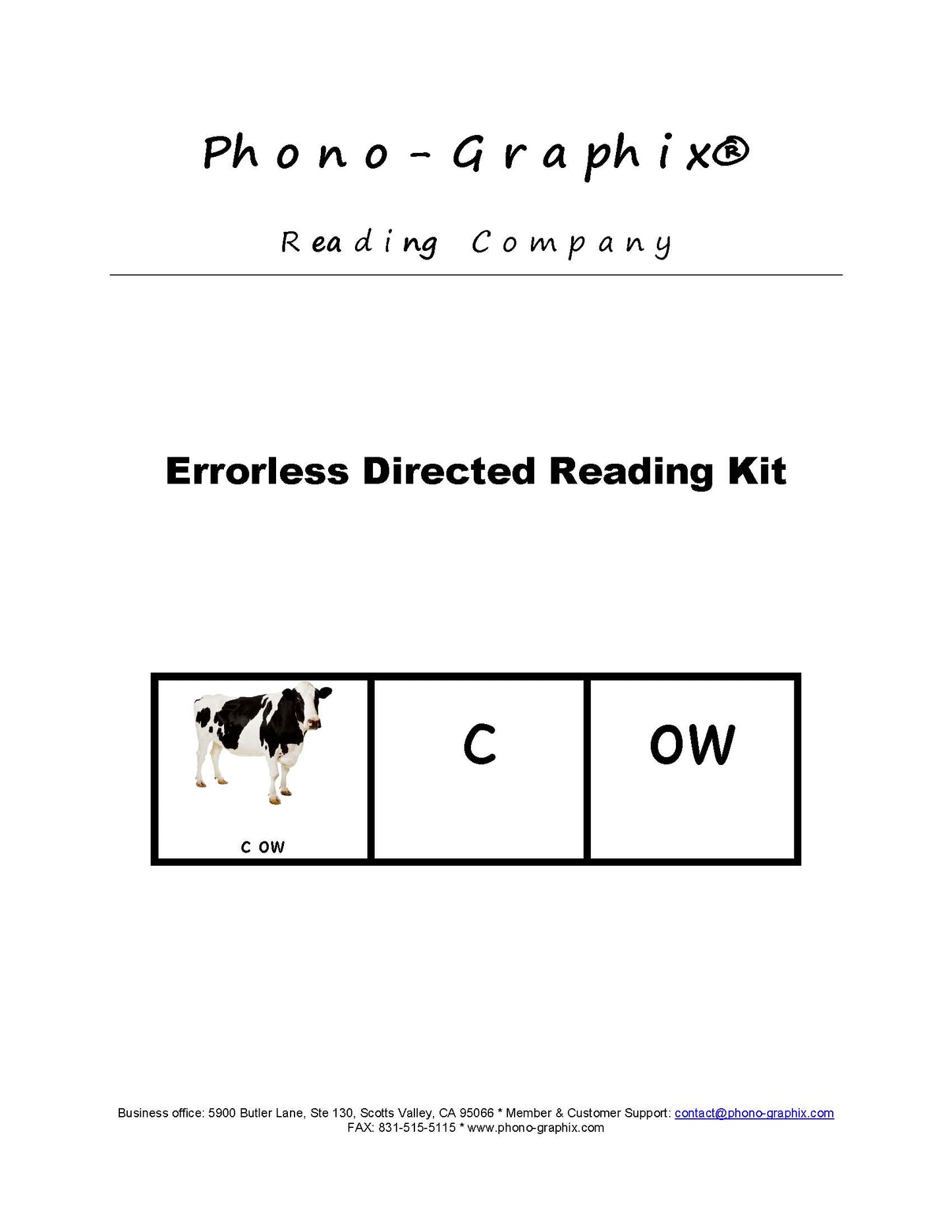 Errorless Directed Reading downloadable PDF