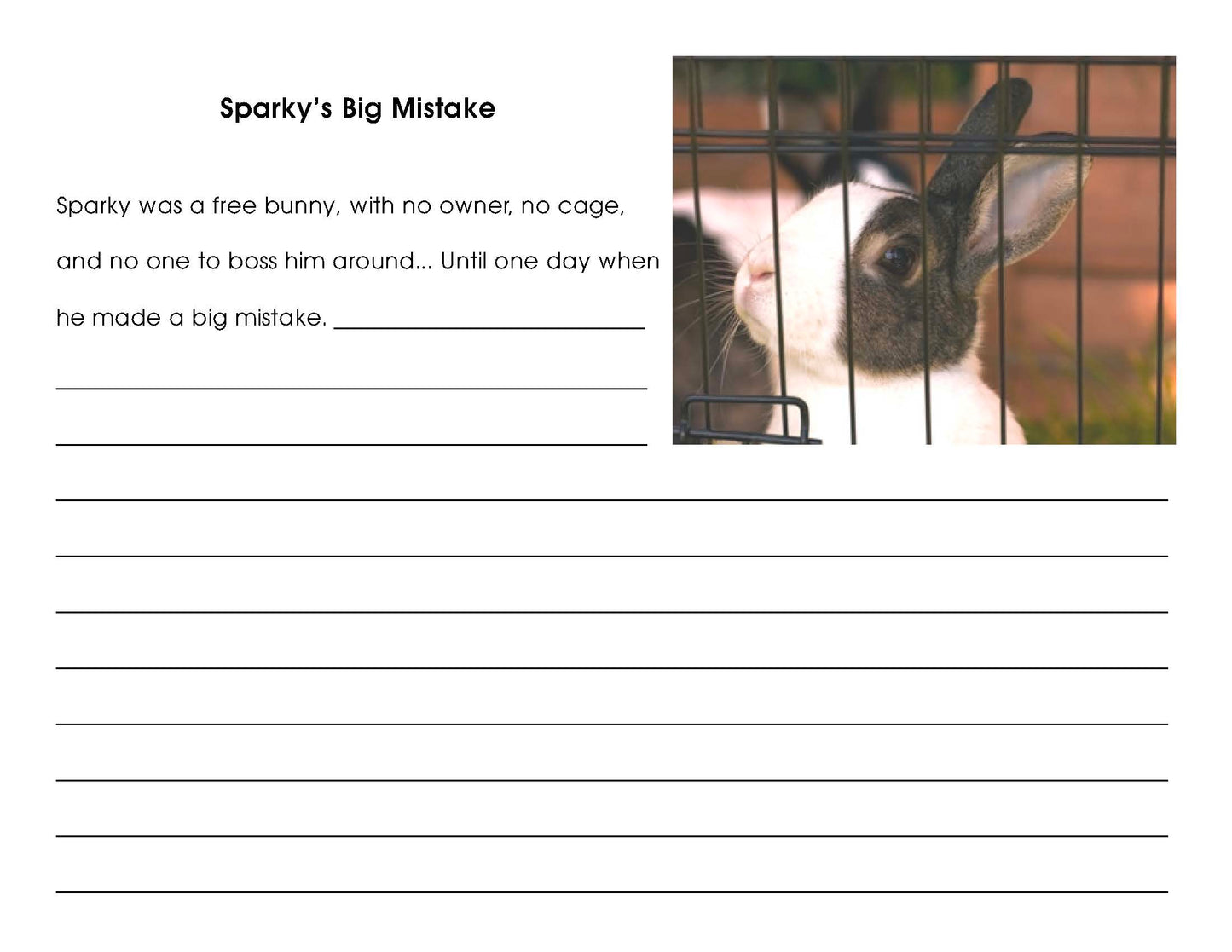 Story Starters - downloadable PDF