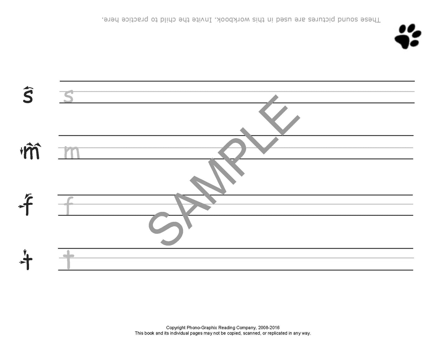 Sound to Symbol Reading and Writing Workbook Set - licensed PDF