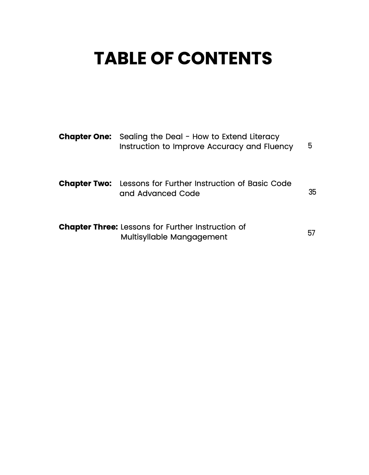 Instruction Manual and Support Book for Extended Students